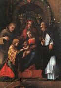 CORNELISZ VAN OOSTSANEN, Jacob The Mystic Marriage of St. Catherine dfg Spain oil painting reproduction